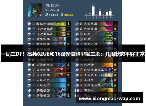 一局三DF！高芙62UE和16双误遭鲍里妮三杀：几周状态不好正常
